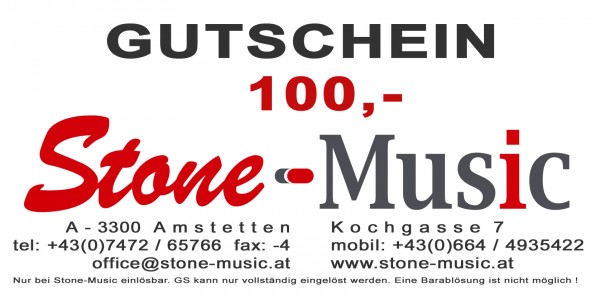 Gutschein € 100,- Stone-Music