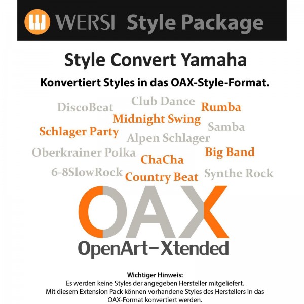OAX Style Konvertierung Yamaha