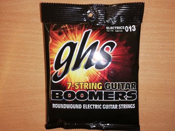 GHS E-Gitarren Saitensatz 7-Saiter, 013-074